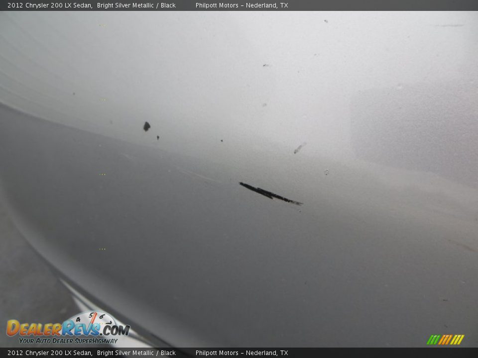 2012 Chrysler 200 LX Sedan Bright Silver Metallic / Black Photo #8