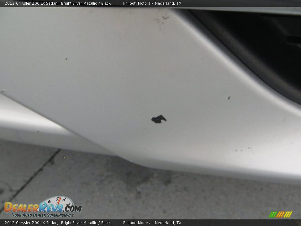 2012 Chrysler 200 LX Sedan Bright Silver Metallic / Black Photo #9