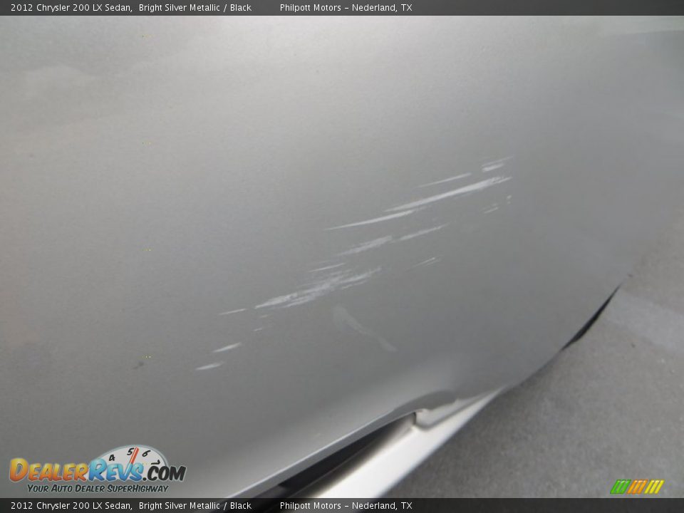 2012 Chrysler 200 LX Sedan Bright Silver Metallic / Black Photo #10