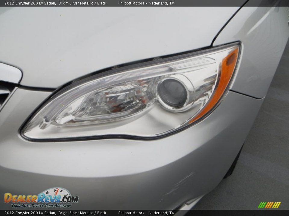 2012 Chrysler 200 LX Sedan Bright Silver Metallic / Black Photo #11