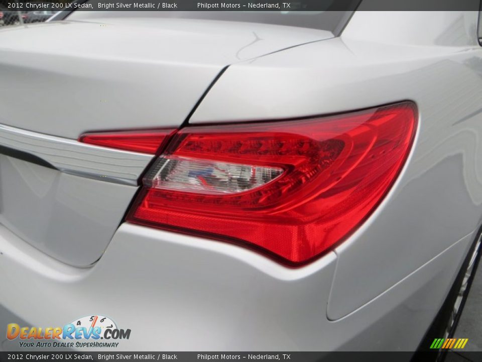2012 Chrysler 200 LX Sedan Bright Silver Metallic / Black Photo #20
