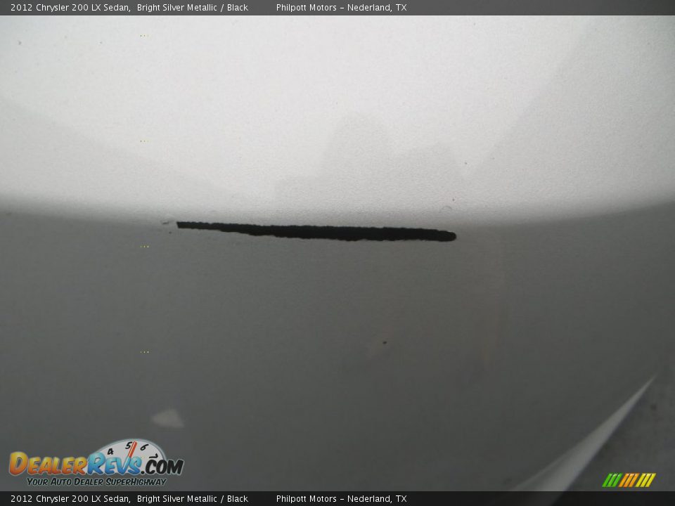 2012 Chrysler 200 LX Sedan Bright Silver Metallic / Black Photo #21