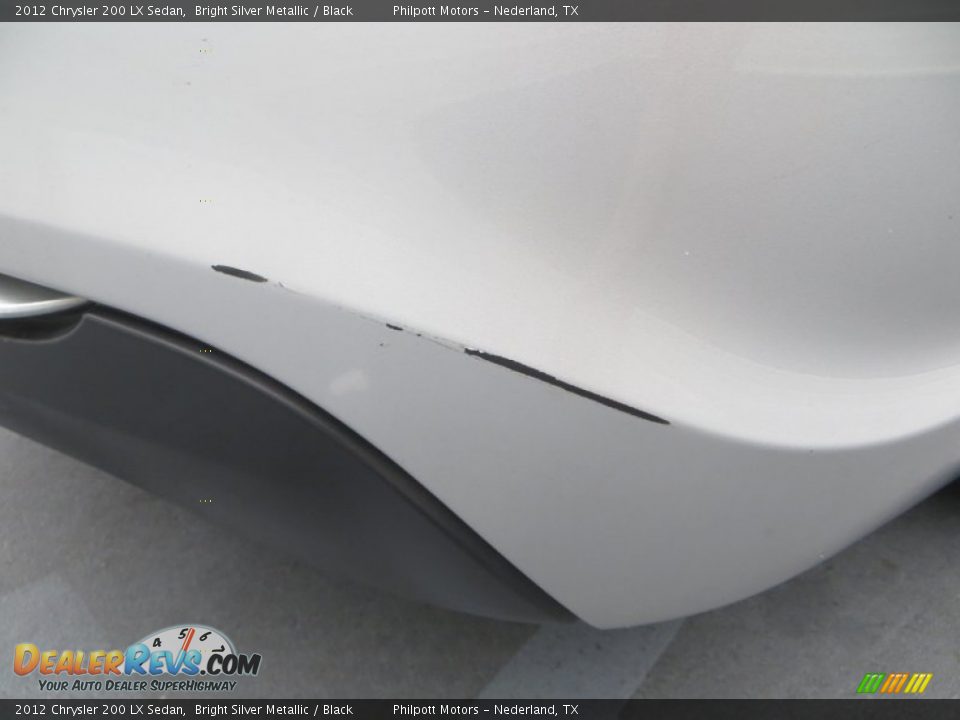 2012 Chrysler 200 LX Sedan Bright Silver Metallic / Black Photo #22