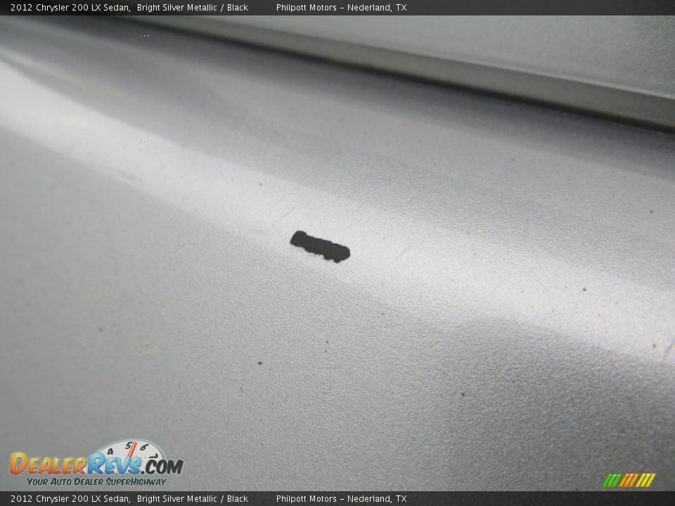 2012 Chrysler 200 LX Sedan Bright Silver Metallic / Black Photo #23