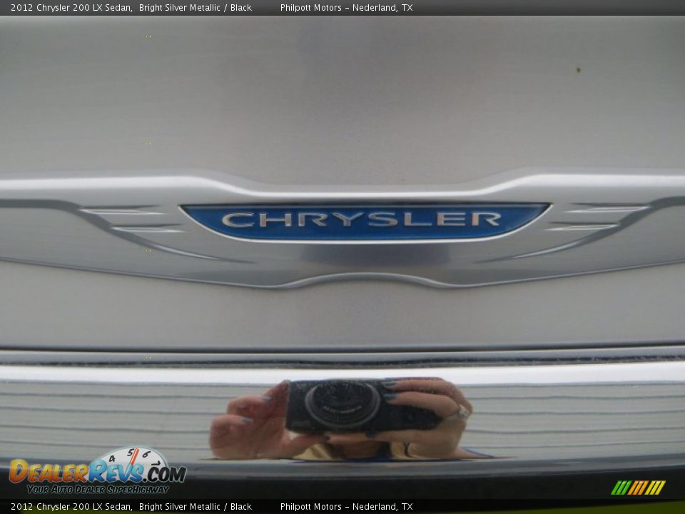 2012 Chrysler 200 LX Sedan Bright Silver Metallic / Black Photo #24