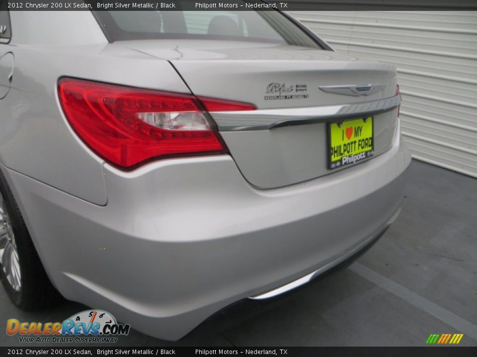 2012 Chrysler 200 LX Sedan Bright Silver Metallic / Black Photo #25