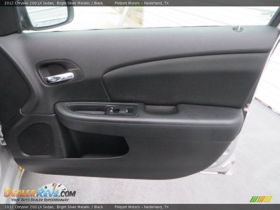 2012 Chrysler 200 LX Sedan Bright Silver Metallic / Black Photo #27