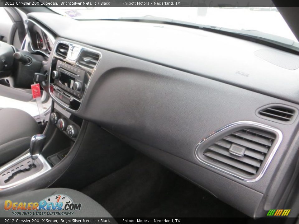 2012 Chrysler 200 LX Sedan Bright Silver Metallic / Black Photo #28