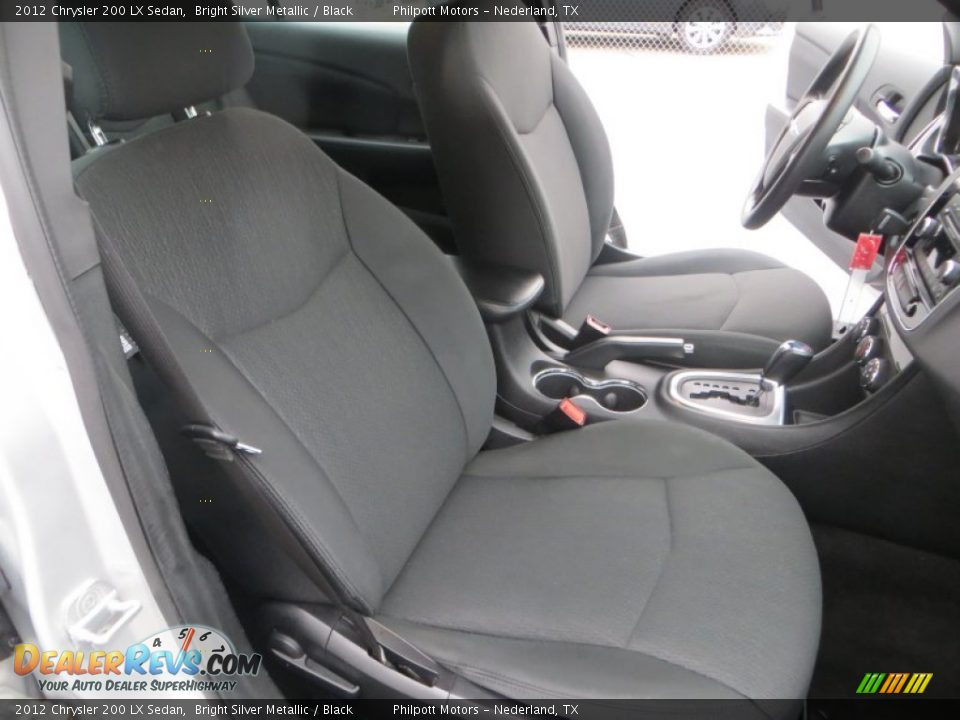 2012 Chrysler 200 LX Sedan Bright Silver Metallic / Black Photo #29