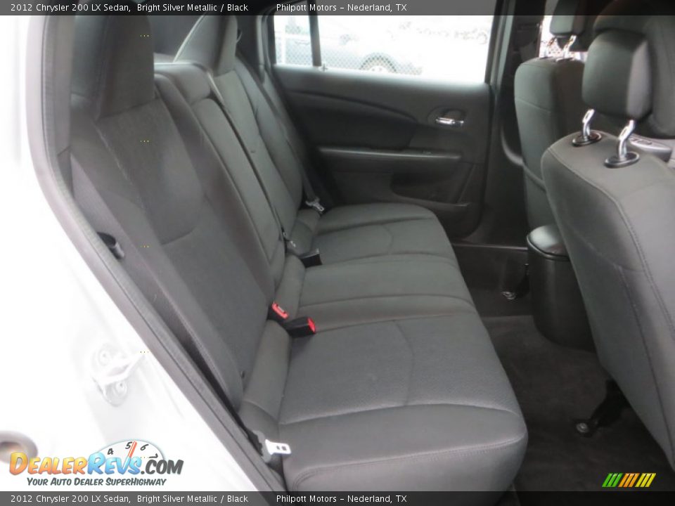 2012 Chrysler 200 LX Sedan Bright Silver Metallic / Black Photo #31