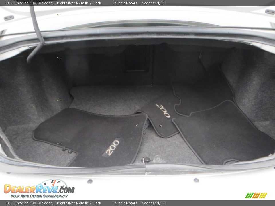 2012 Chrysler 200 LX Sedan Bright Silver Metallic / Black Photo #32