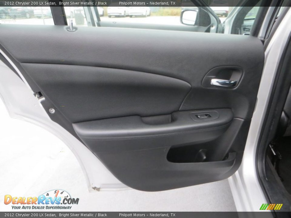 2012 Chrysler 200 LX Sedan Bright Silver Metallic / Black Photo #33