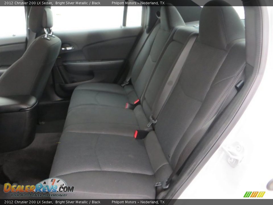 2012 Chrysler 200 LX Sedan Bright Silver Metallic / Black Photo #34