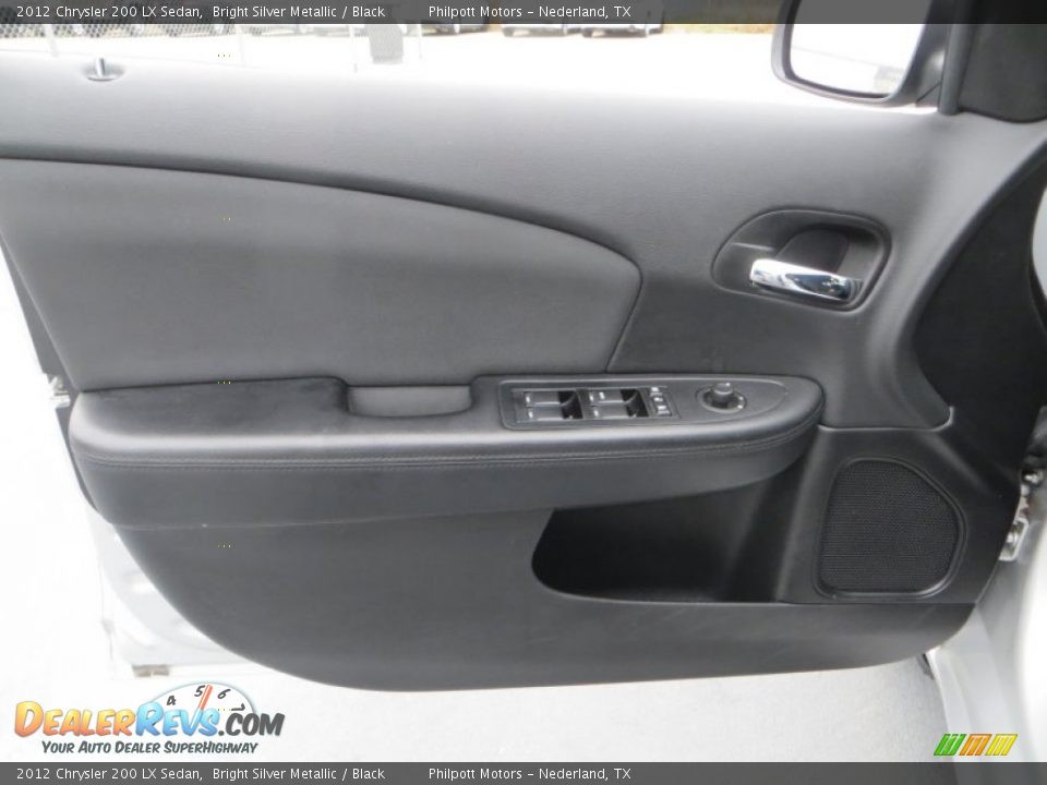 2012 Chrysler 200 LX Sedan Bright Silver Metallic / Black Photo #35