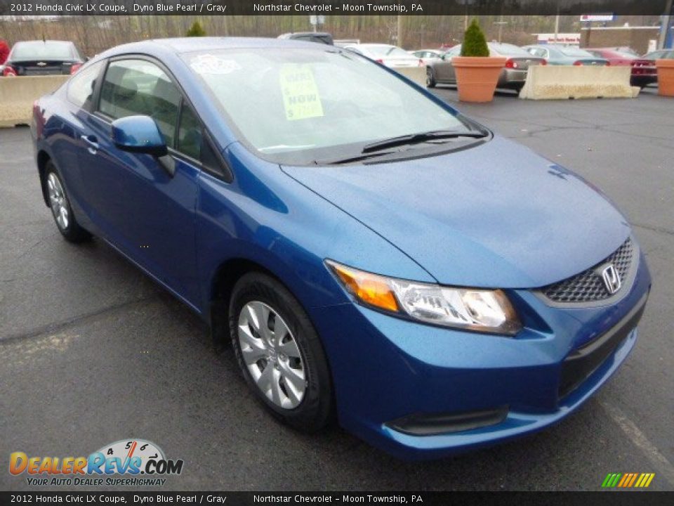 Front 3/4 View of 2012 Honda Civic LX Coupe Photo #7