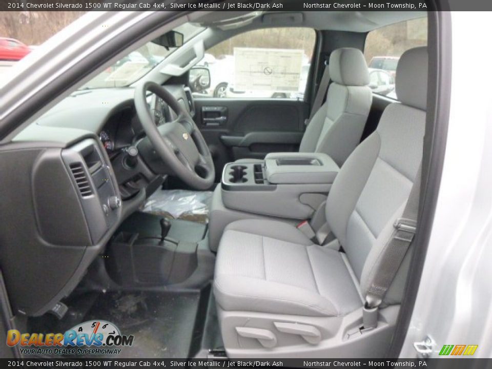2014 Chevrolet Silverado 1500 WT Regular Cab 4x4 Silver Ice Metallic / Jet Black/Dark Ash Photo #10