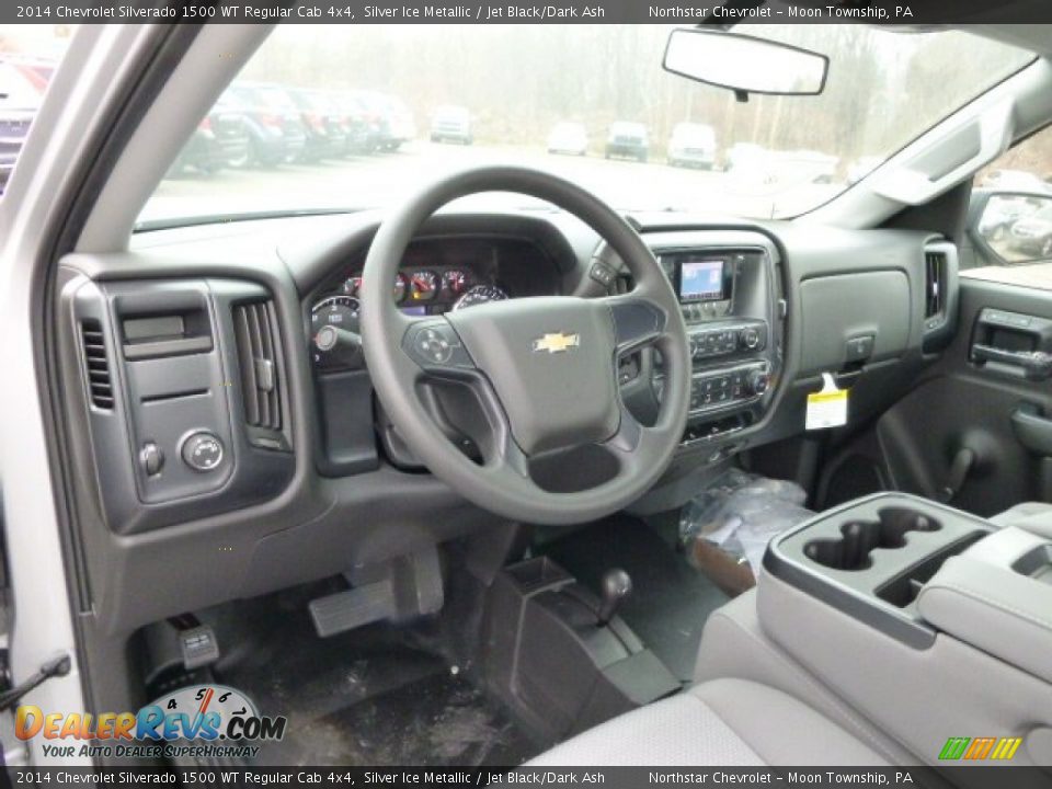 2014 Chevrolet Silverado 1500 WT Regular Cab 4x4 Silver Ice Metallic / Jet Black/Dark Ash Photo #11