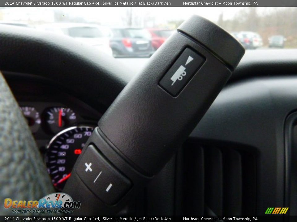 2014 Chevrolet Silverado 1500 WT Regular Cab 4x4 Silver Ice Metallic / Jet Black/Dark Ash Photo #17