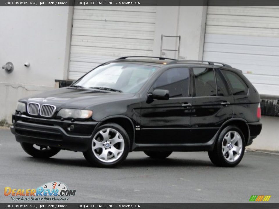 2001 BMW X5 4.4i Jet Black / Black Photo #3