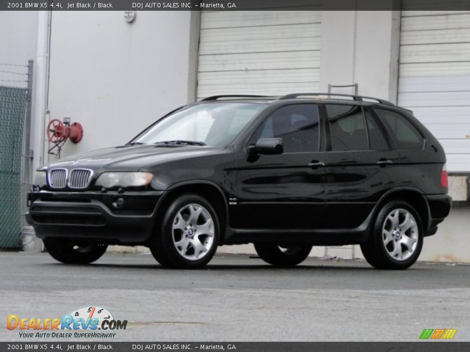 2001 BMW X5 4.4i Jet Black / Black Photo #7