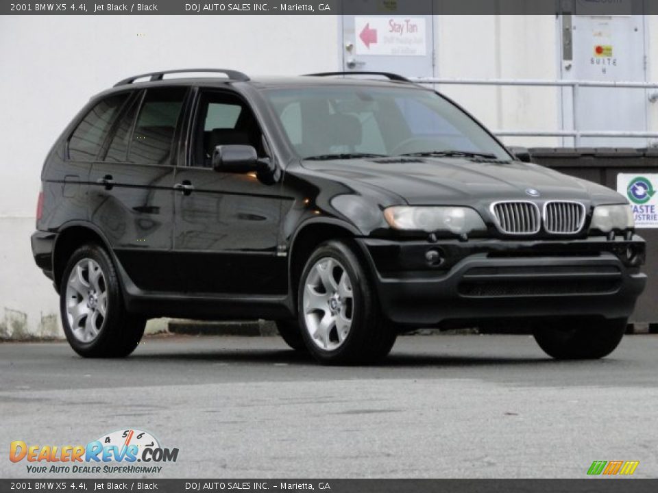 2001 BMW X5 4.4i Jet Black / Black Photo #8