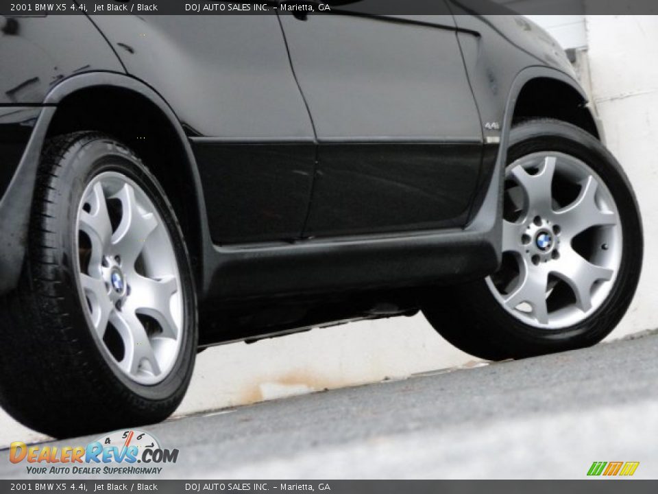 2001 BMW X5 4.4i Jet Black / Black Photo #9