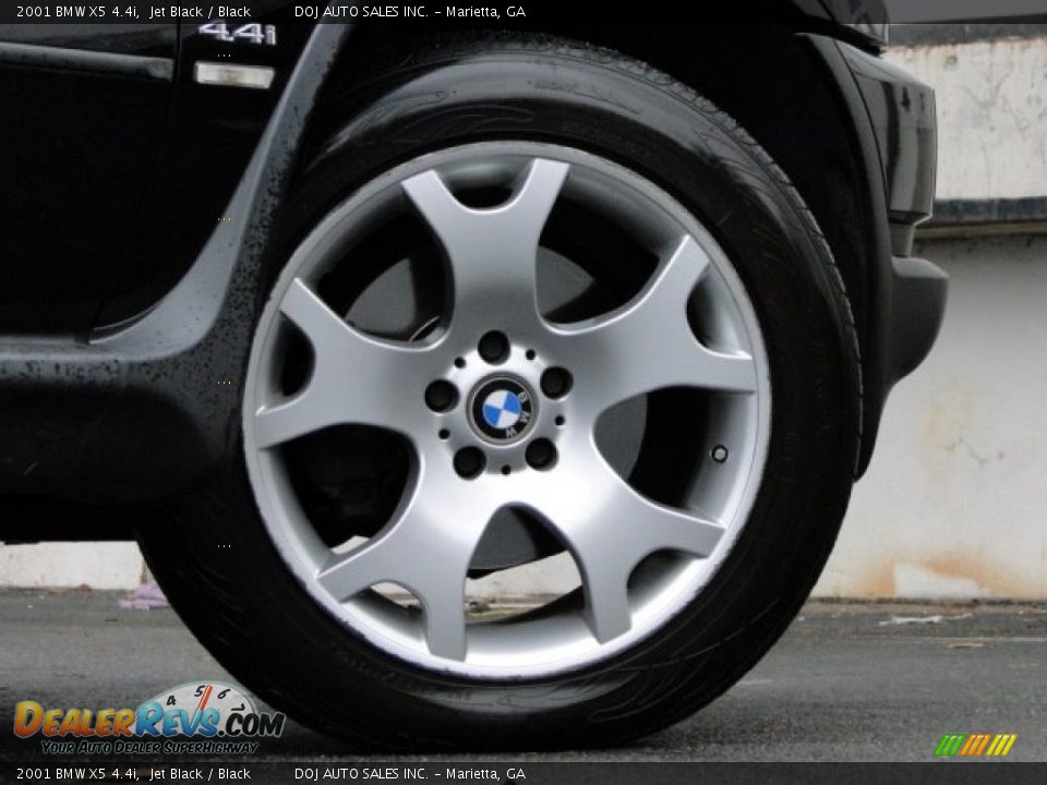 2001 BMW X5 4.4i Jet Black / Black Photo #10