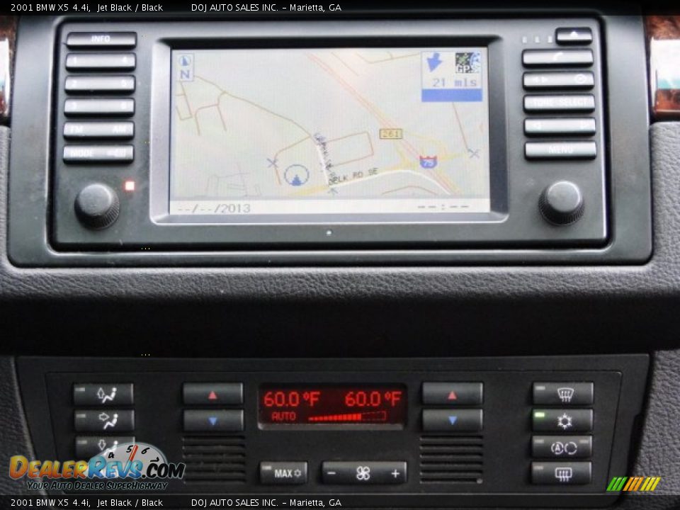 2001 BMW X5 4.4i Jet Black / Black Photo #14