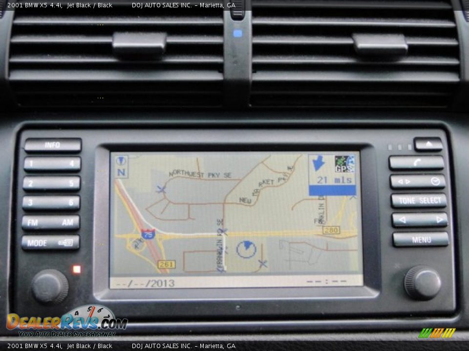 2001 BMW X5 4.4i Jet Black / Black Photo #15