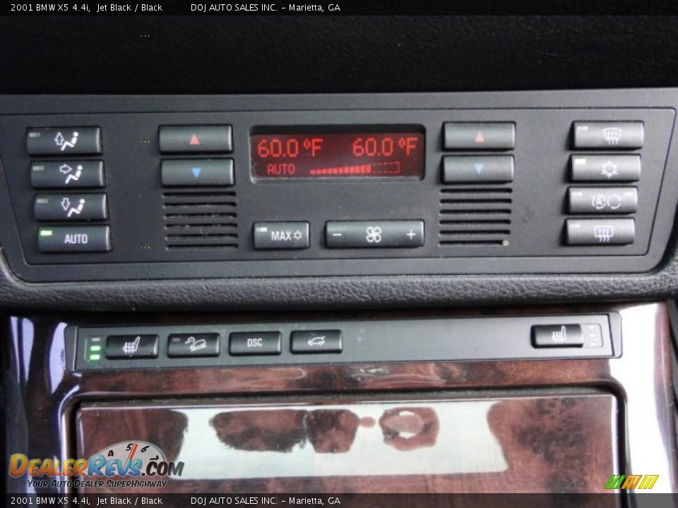 2001 BMW X5 4.4i Jet Black / Black Photo #16