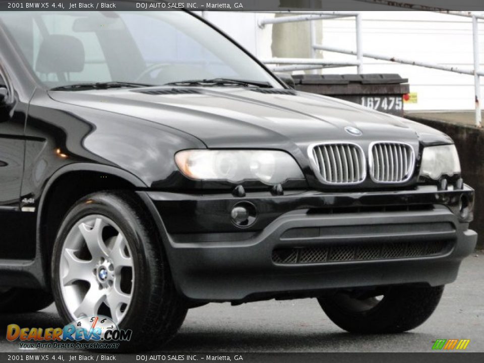 2001 BMW X5 4.4i Jet Black / Black Photo #23