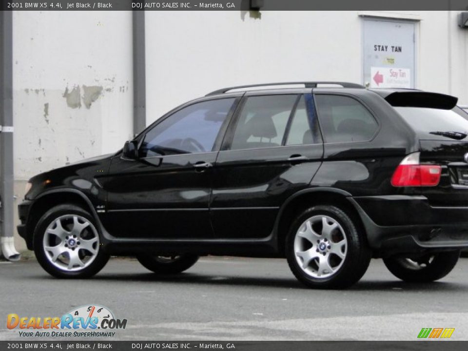 2001 BMW X5 4.4i Jet Black / Black Photo #25