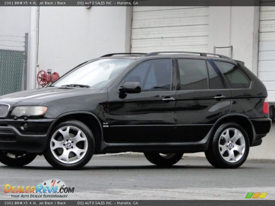 2001 BMW X5 4.4i Jet Black / Black Photo #28
