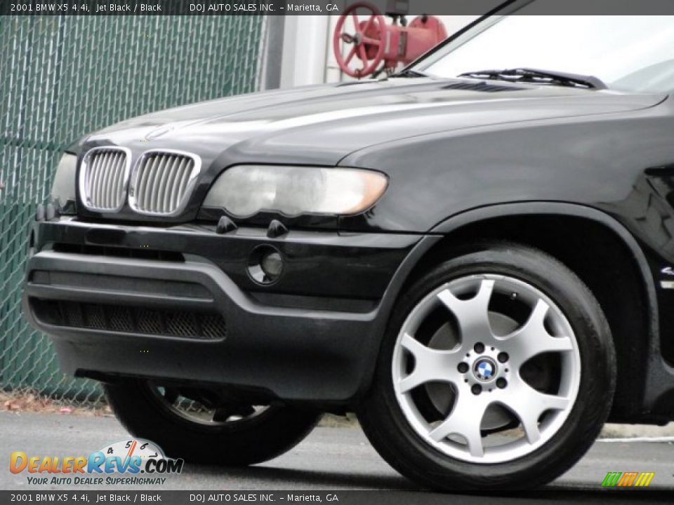 2001 BMW X5 4.4i Jet Black / Black Photo #29