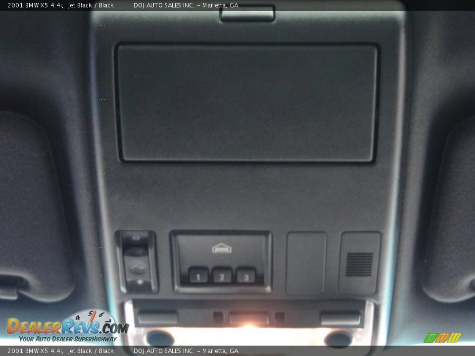 2001 BMW X5 4.4i Jet Black / Black Photo #32
