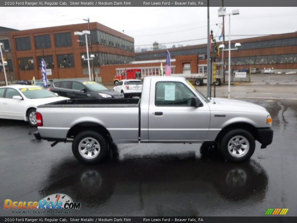2010 Ford Ranger XL Regular Cab Silver Metallic / Medium Dark Flint Photo #1