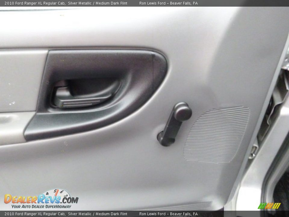 2010 Ford Ranger XL Regular Cab Silver Metallic / Medium Dark Flint Photo #14