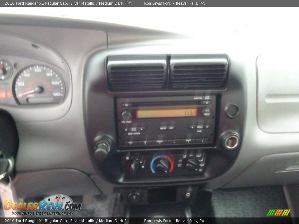 2010 Ford Ranger XL Regular Cab Silver Metallic / Medium Dark Flint Photo #16