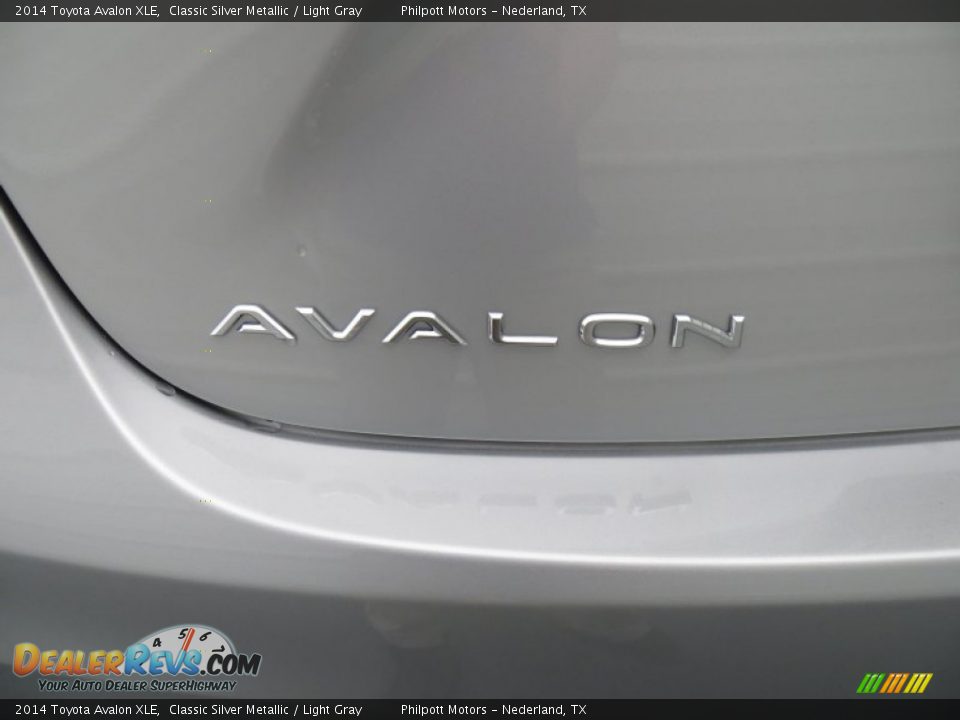 2014 Toyota Avalon XLE Classic Silver Metallic / Light Gray Photo #14