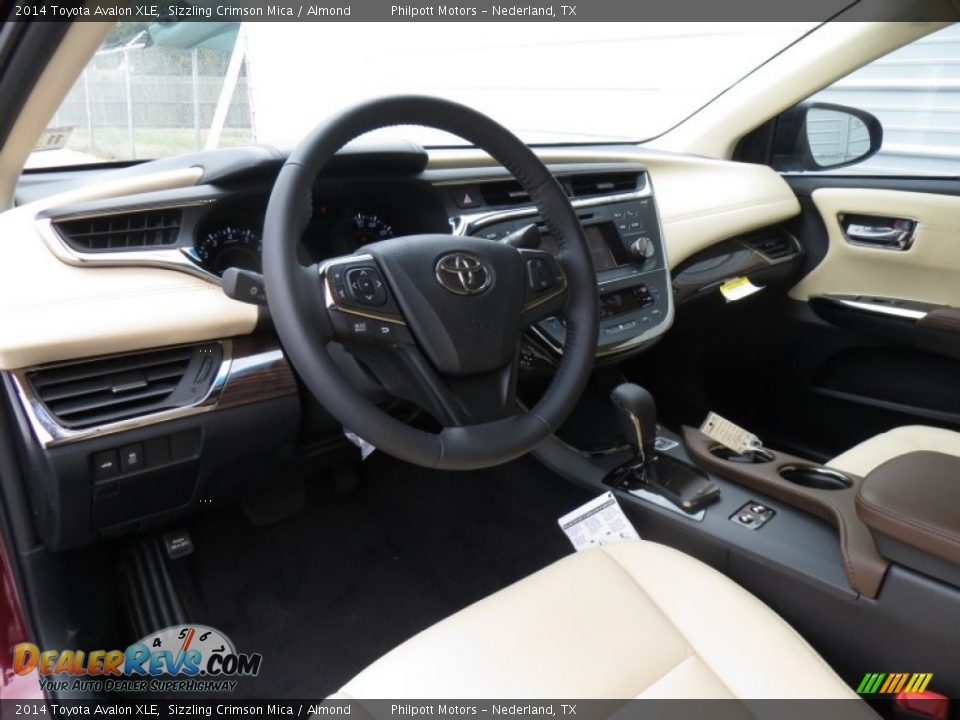 Almond Interior - 2014 Toyota Avalon XLE Photo #25