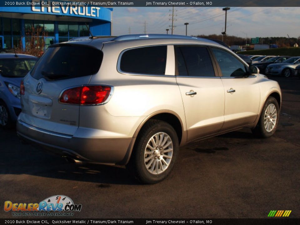 2010 Buick Enclave CXL Quicksilver Metallic / Titanium/Dark Titanium Photo #3