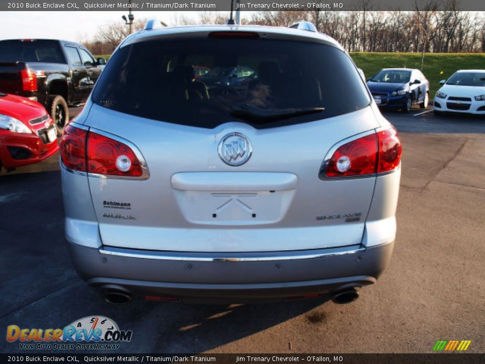2010 Buick Enclave CXL Quicksilver Metallic / Titanium/Dark Titanium Photo #6