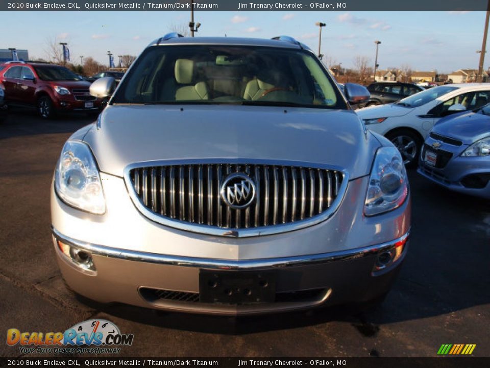 2010 Buick Enclave CXL Quicksilver Metallic / Titanium/Dark Titanium Photo #8