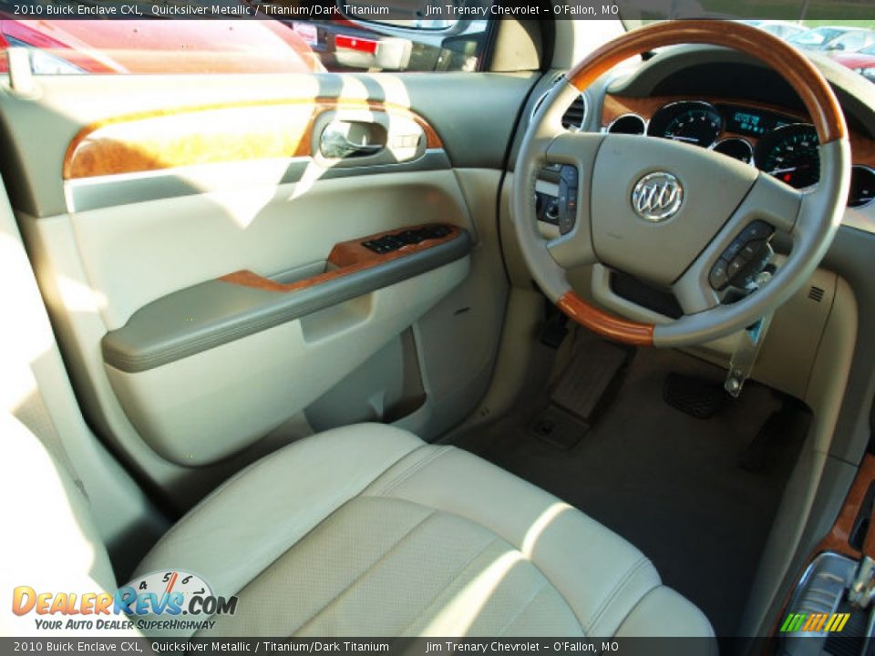 2010 Buick Enclave CXL Quicksilver Metallic / Titanium/Dark Titanium Photo #11
