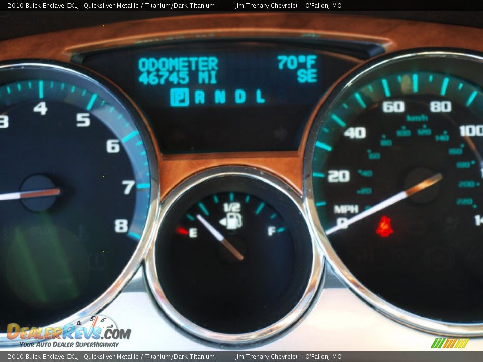 2010 Buick Enclave CXL Quicksilver Metallic / Titanium/Dark Titanium Photo #14