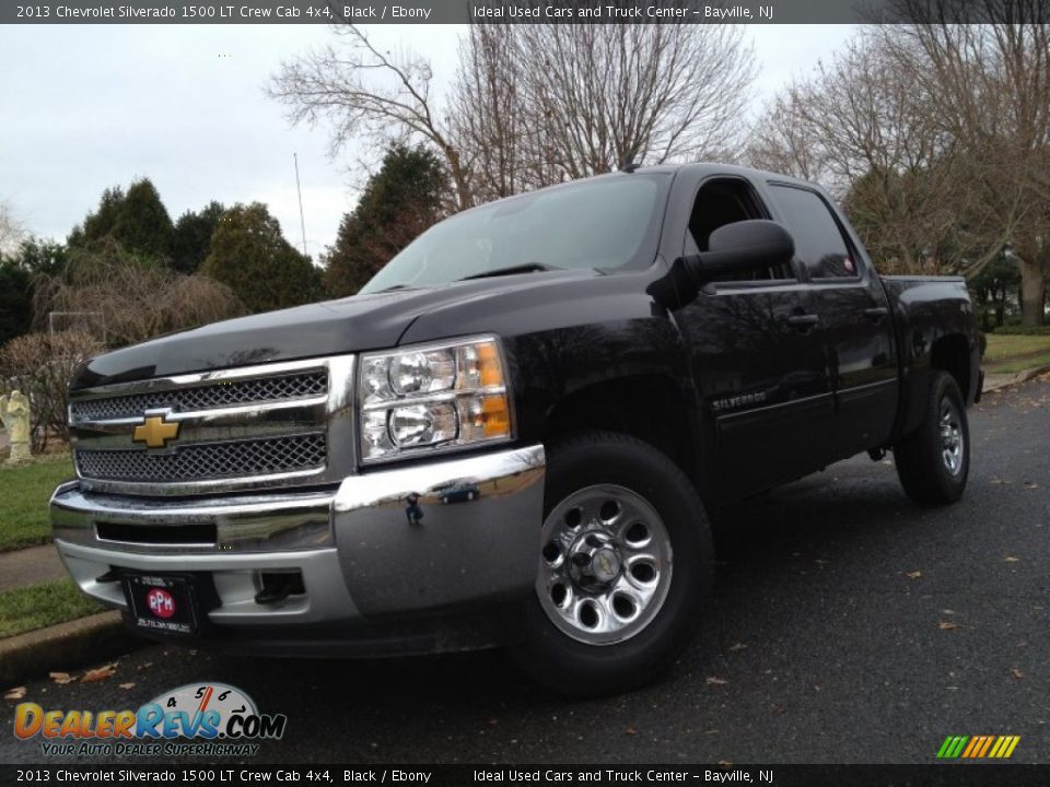 2013 Chevrolet Silverado 1500 LT Crew Cab 4x4 Black / Ebony Photo #1