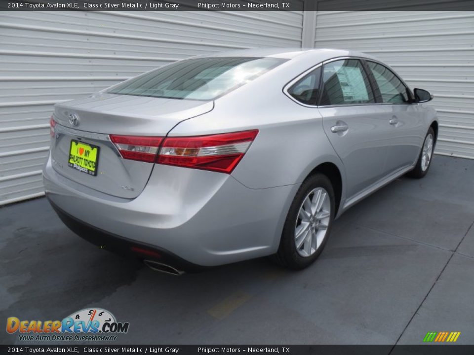 2014 Toyota Avalon XLE Classic Silver Metallic / Light Gray Photo #4