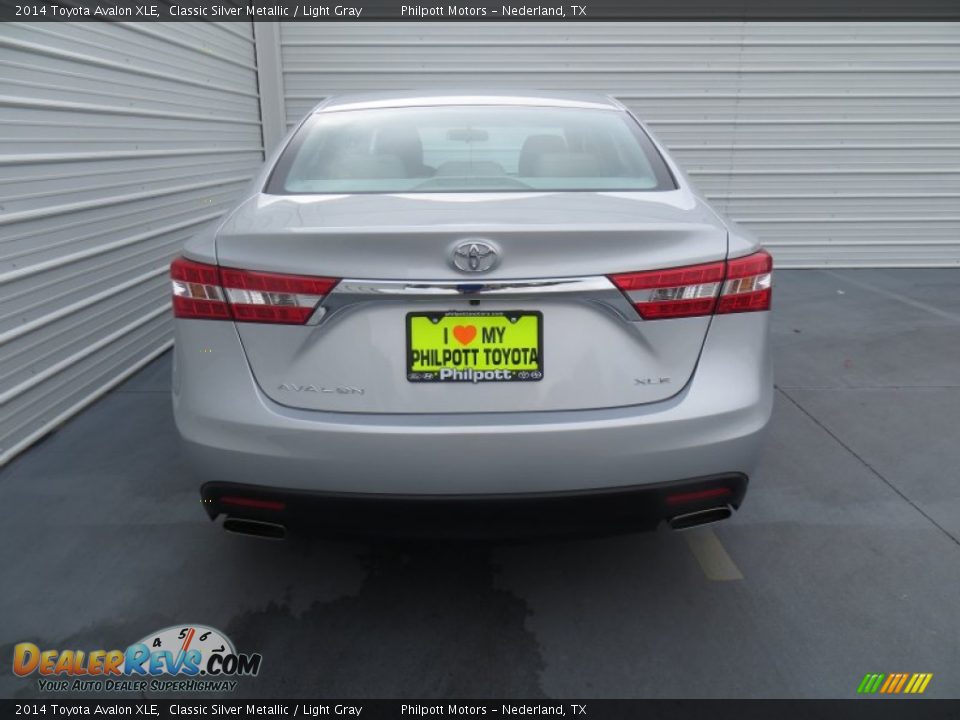 2014 Toyota Avalon XLE Classic Silver Metallic / Light Gray Photo #5