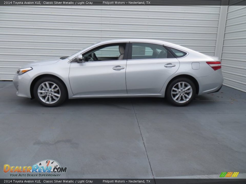 2014 Toyota Avalon XLE Classic Silver Metallic / Light Gray Photo #6