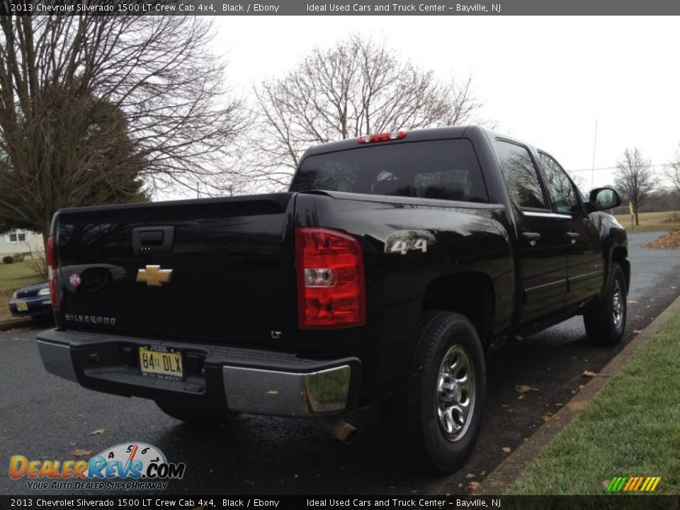 2013 Chevrolet Silverado 1500 LT Crew Cab 4x4 Black / Ebony Photo #14